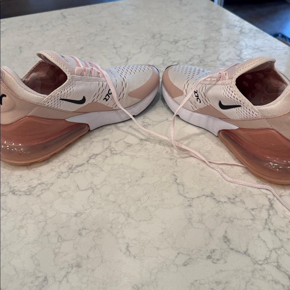Nike Women's Air Max 270 Light Pink Sneakers - Picture 4 of 4